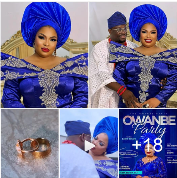 Actress Laide Bakare shares a romantic engagement video with her new husband and announces her wedding date as she gets ready for her third marriage.